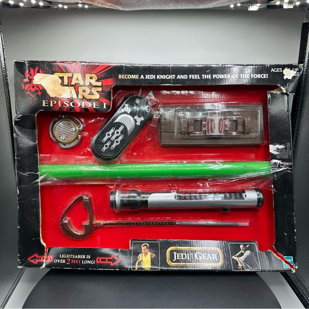 Star Wars Episode 1 VTG Hasbro Jedi Gear Accessory Set NIB